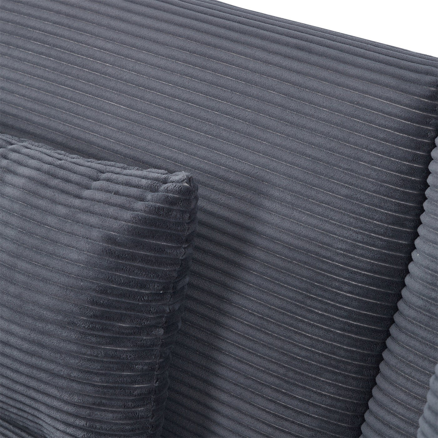 Divano, divano in velluto a coste, divano a due posti con 2 cuscini per soggiorno, camera da letto