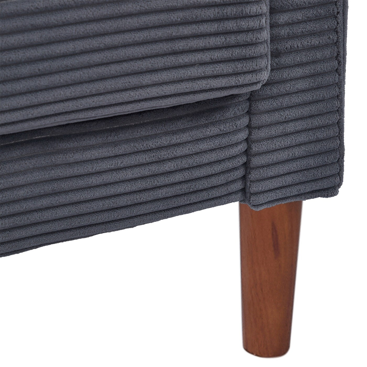 Divano, divano in velluto a coste, divano a due posti con 2 cuscini per soggiorno, camera da letto