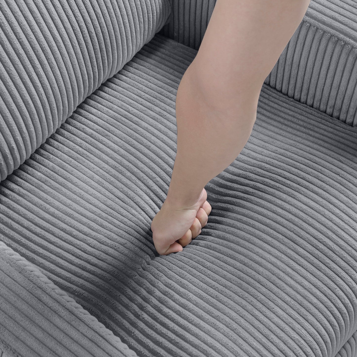 Poltrona reclinabile Covelo Corduroy Push Back