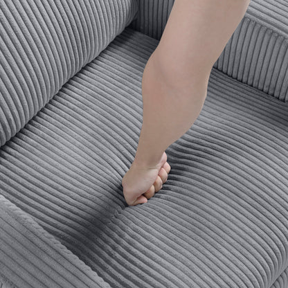 Poltrona reclinabile Covelo Corduroy Push Back