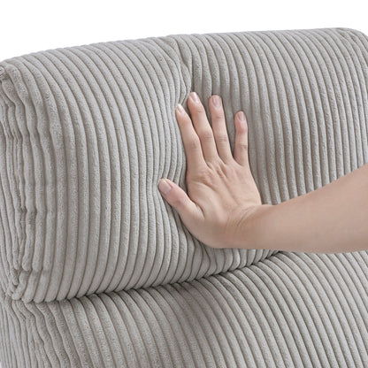 Poltrona reclinabile Covelo Corduroy Push Back