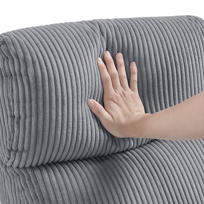 Poltrona reclinabile Covelo Corduroy Push Back