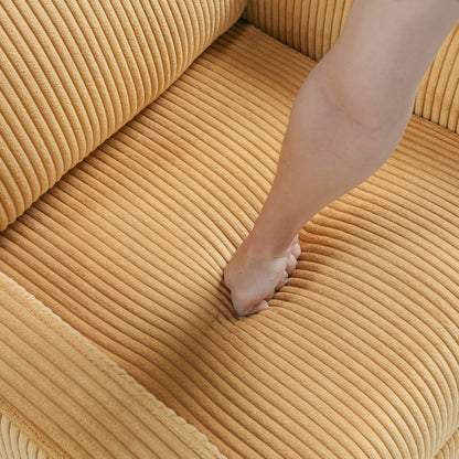 Poltrona reclinabile Covelo Corduroy Push Back