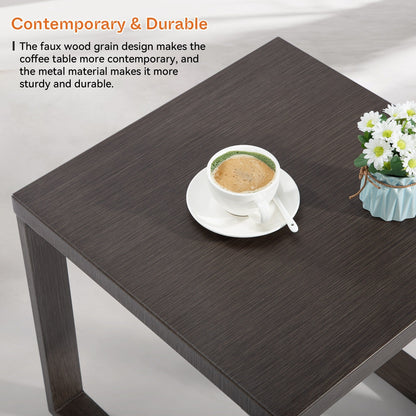 Cozywor - Set da conversazione con sedia a dondolo girevole da esterno, 3 pezzi, per patio e con tavolino laterale