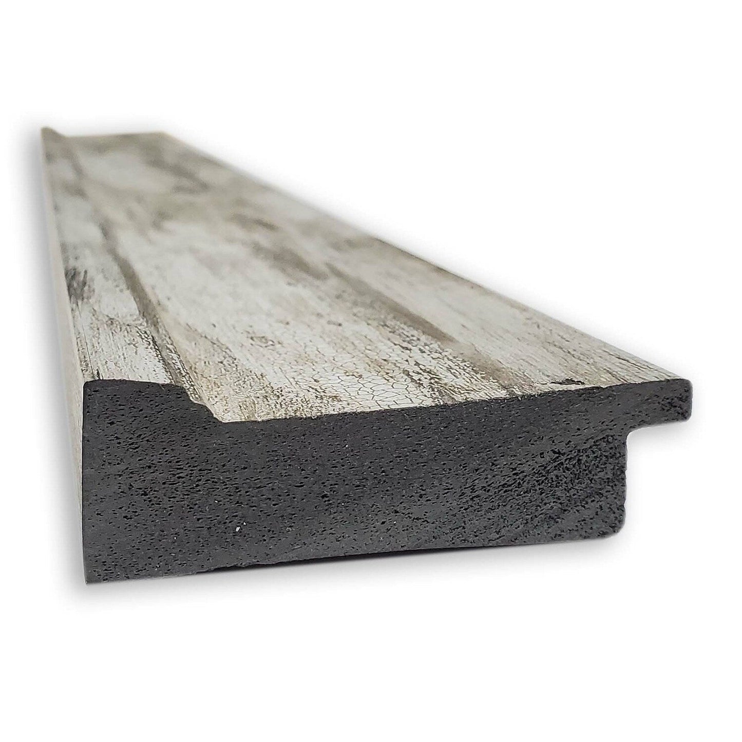 Specchio da parete per bagno bisellato - Cornice metallica screpolata