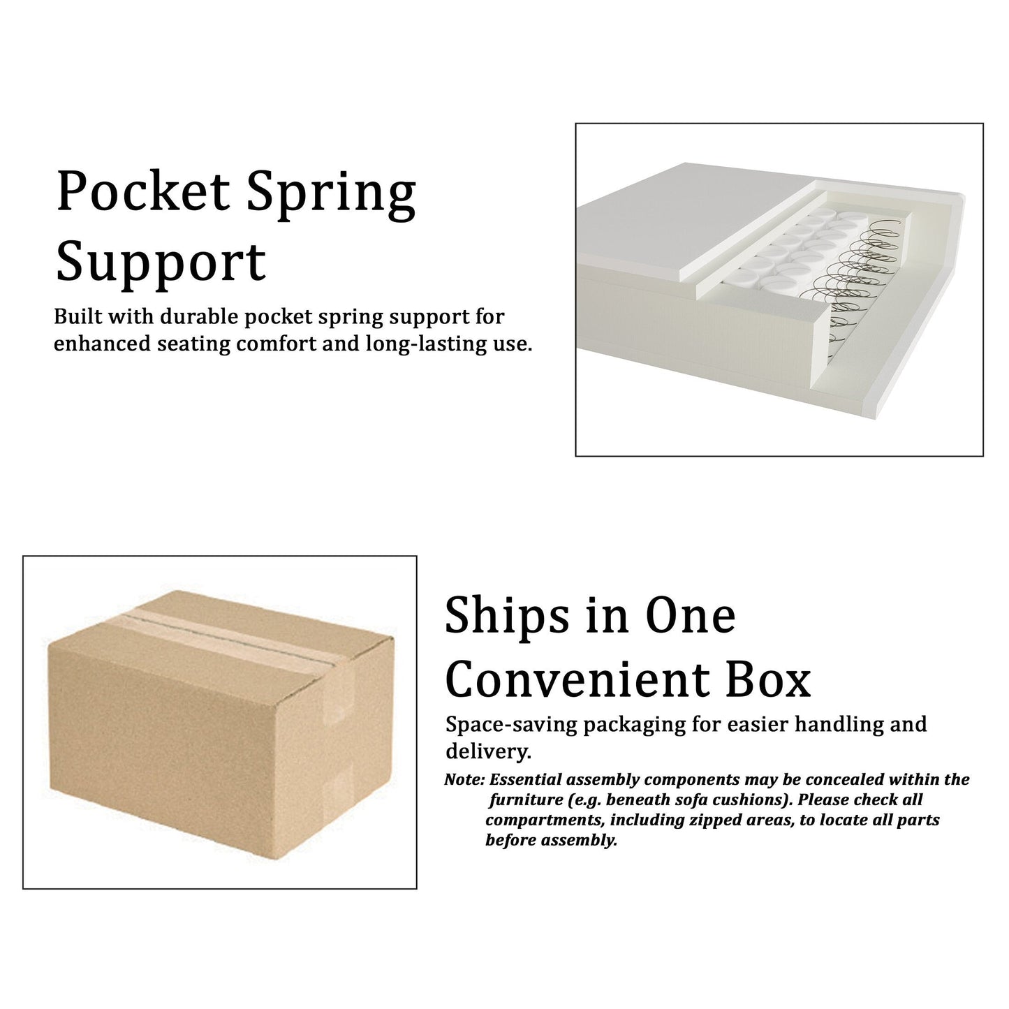 Divano imbottito in lino moderno ed elegante CraftPorch