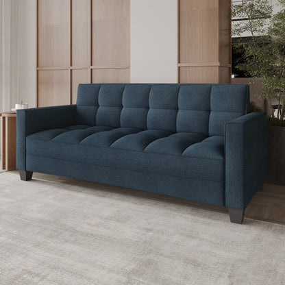 Divano imbottito in lino moderno ed elegante CraftPorch