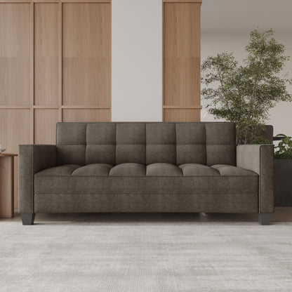 Divano imbottito in lino moderno ed elegante CraftPorch