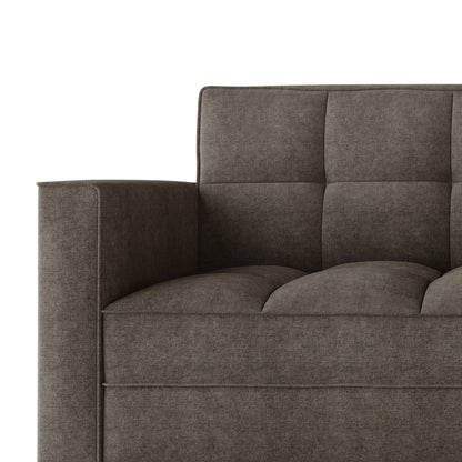 Divano imbottito in lino moderno ed elegante CraftPorch