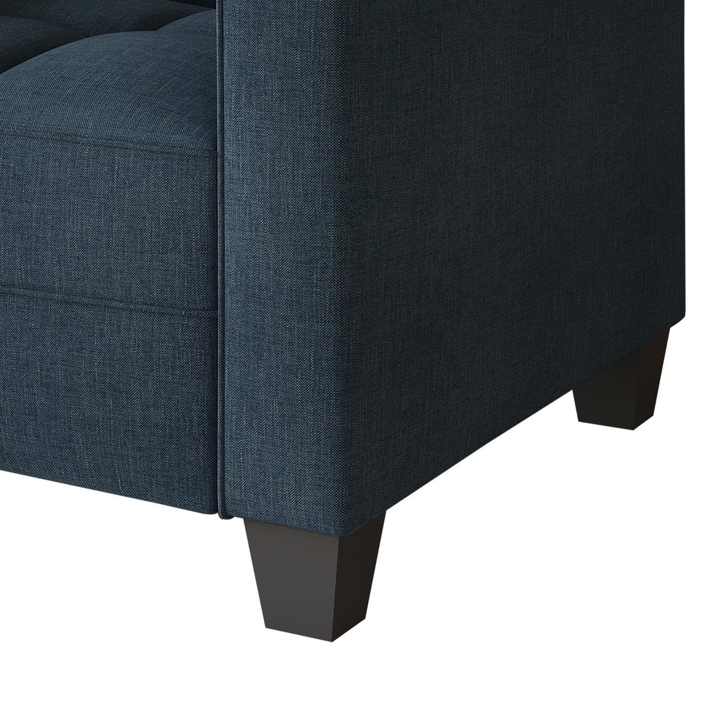 Divano imbottito in lino moderno ed elegante CraftPorch