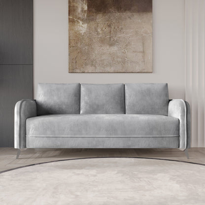 Divano imbottito in velluto di lusso CraftPorch