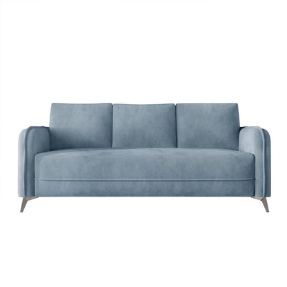 Divano imbottito in velluto di lusso CraftPorch