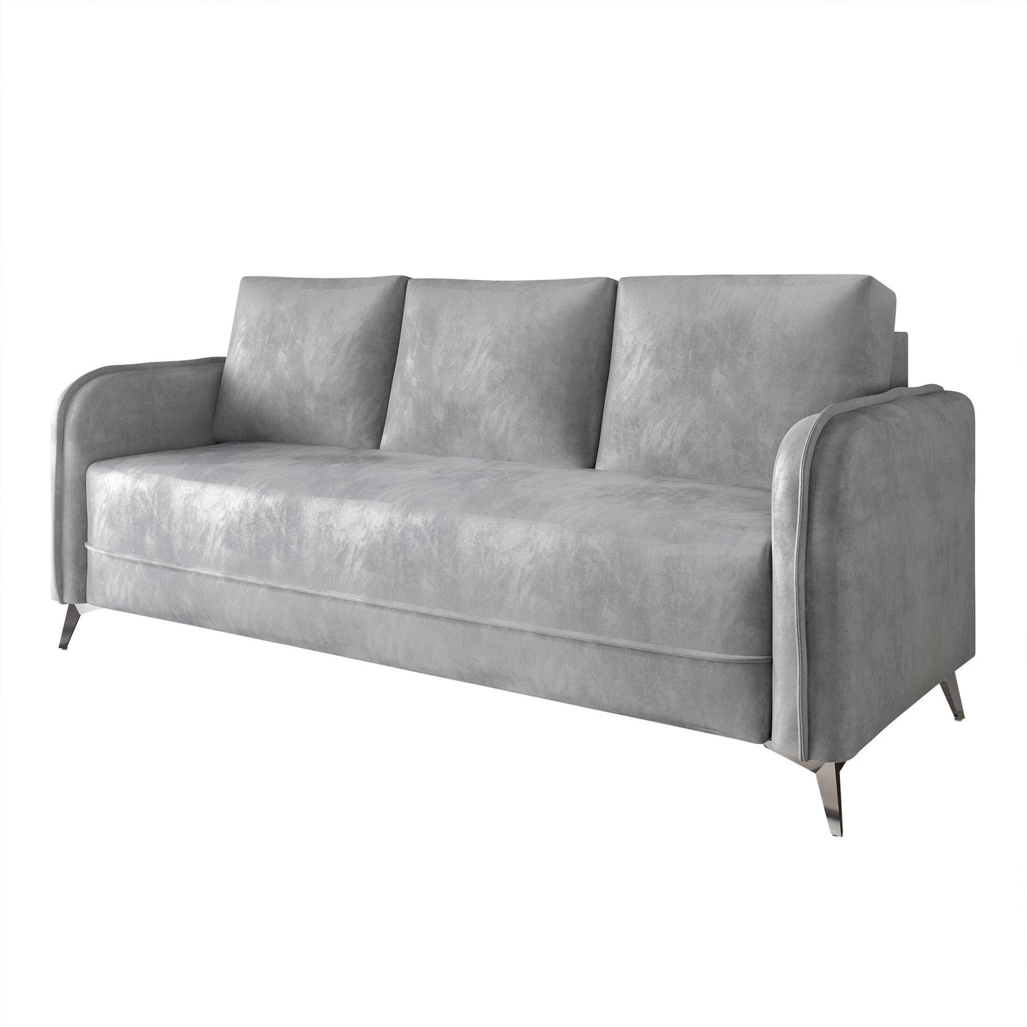 Divano imbottito in velluto di lusso CraftPorch