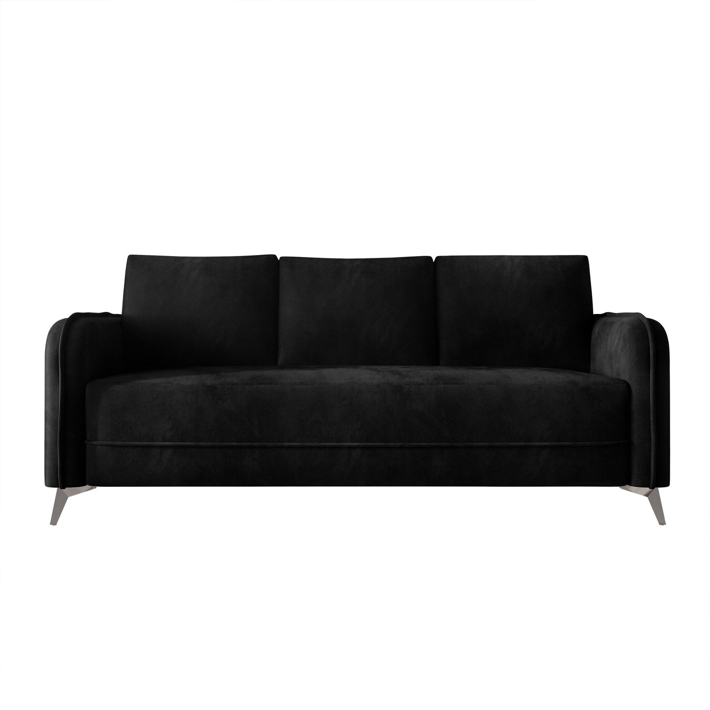 Divano imbottito in velluto di lusso CraftPorch