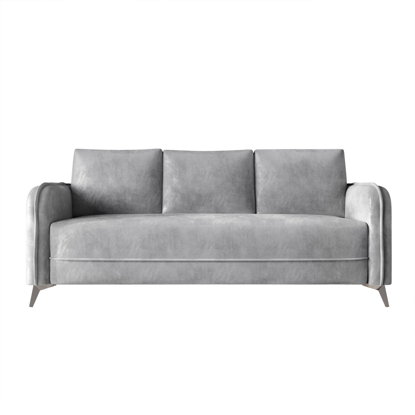 Divano imbottito in velluto di lusso CraftPorch