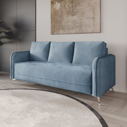 Divano imbottito in velluto di lusso CraftPorch