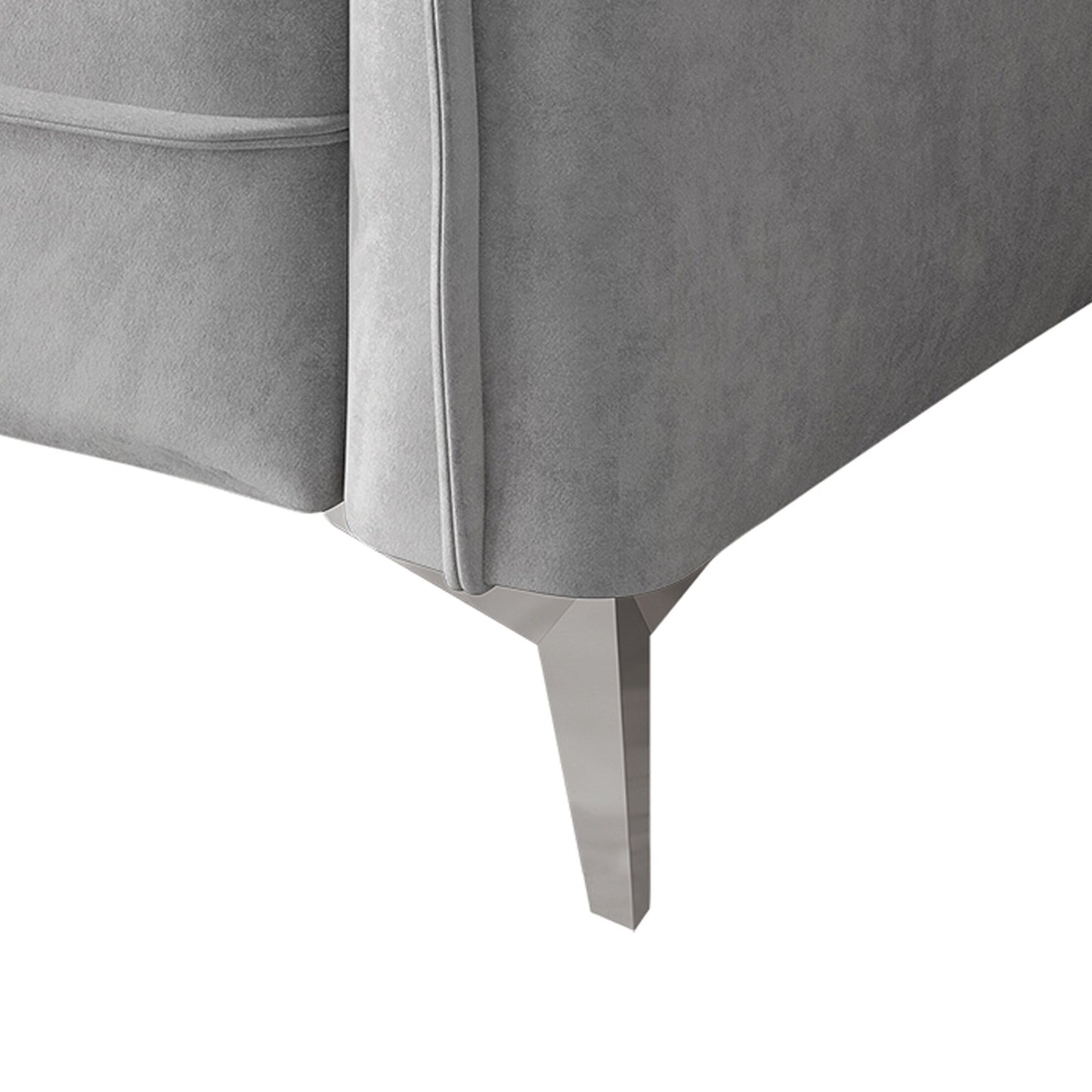 Divano imbottito in velluto di lusso CraftPorch