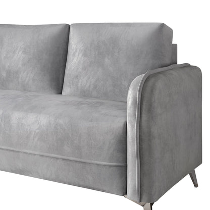 Divano imbottito in velluto di lusso CraftPorch