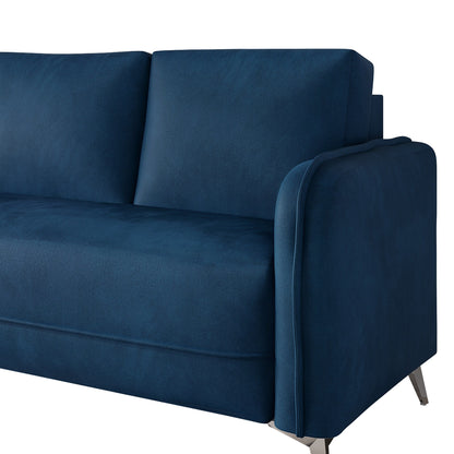 Divano imbottito in velluto di lusso CraftPorch