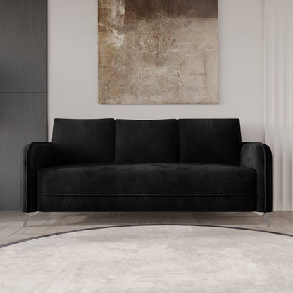 Divano imbottito in velluto di lusso CraftPorch