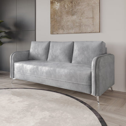 Divano imbottito in velluto di lusso CraftPorch