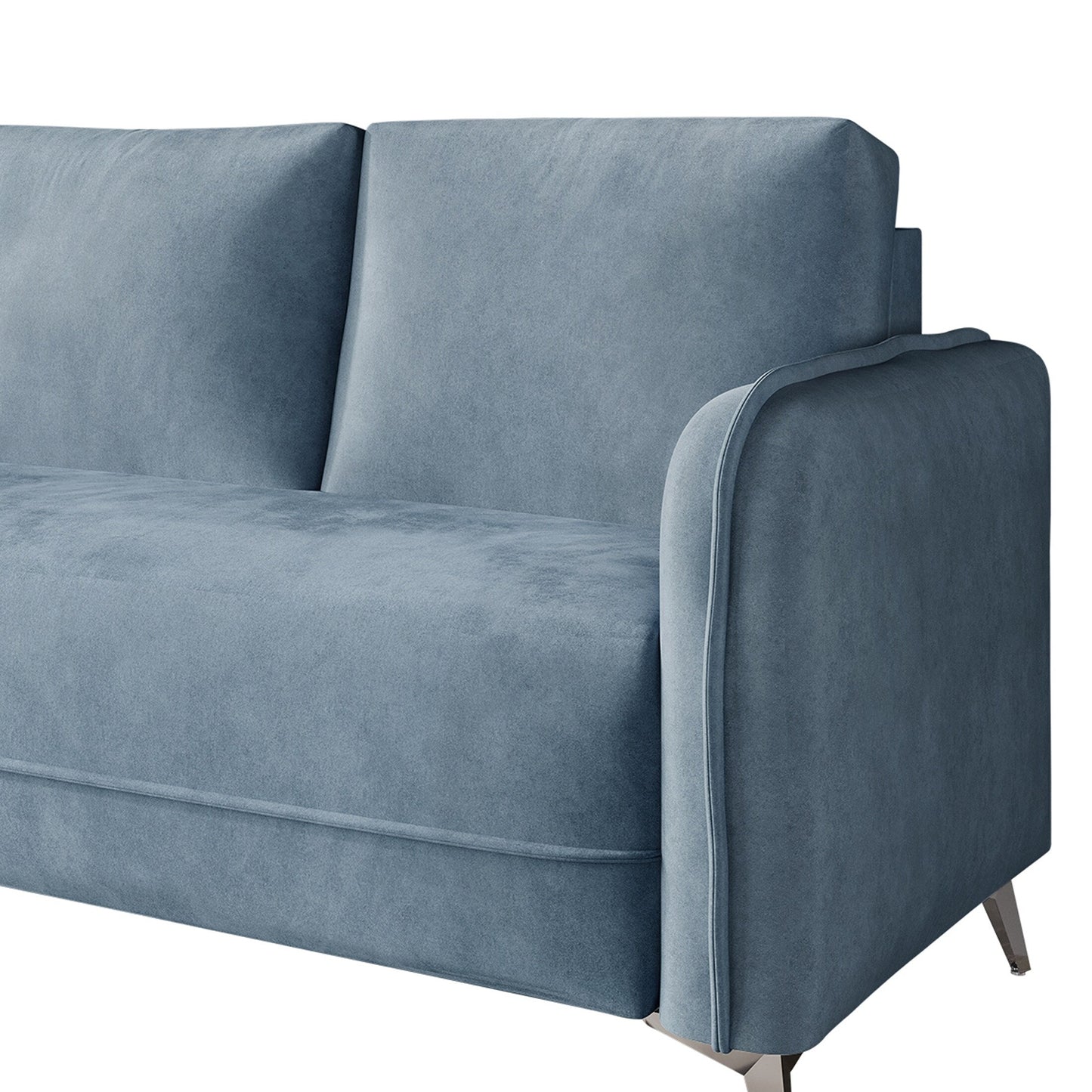 Divano imbottito in velluto di lusso CraftPorch