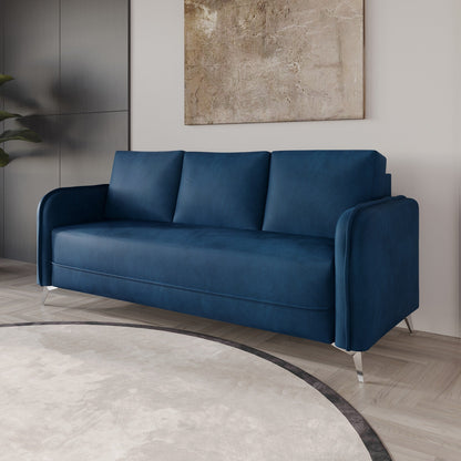 Divano imbottito in velluto di lusso CraftPorch