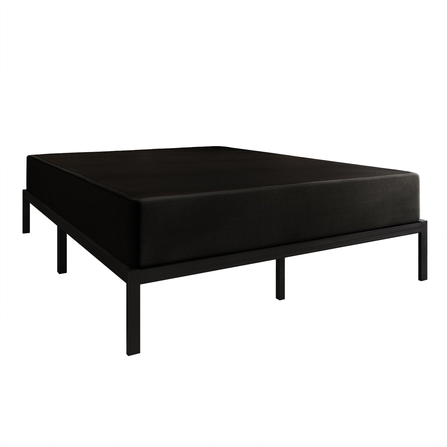 CraftPorch - Letto a molle in metallo rivestito in lino