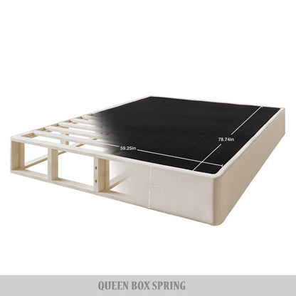 Fondazione per box spring in legno massello CraftPorch da 8 pollici con doghe in legno