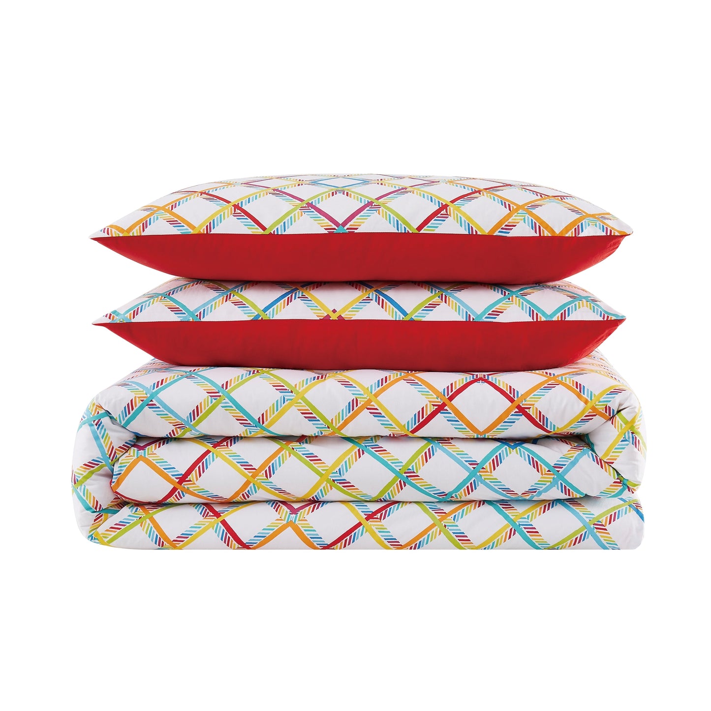 Set di piumoni in cotone Crayola Happy Plaid