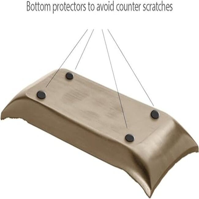 Vassoio decorativo e sfere/sfere in argento spazzolato Creative Scents Dublin (set da 3)