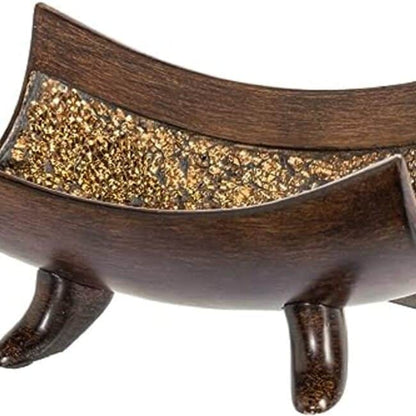 Creative Scents Schonwerk Ciotola decorativa marrone per l'arredamento della casa