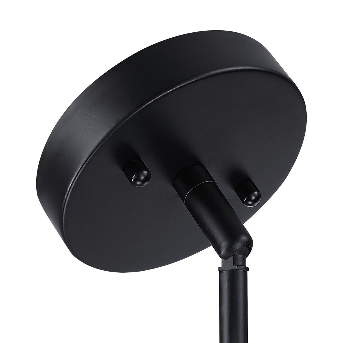 Lampadario Cynthia a tamburo in rattan nero a 4 luci - 22''W