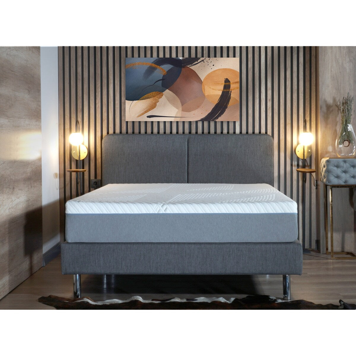Materasso ibrido Cypress da 10 pollici con memory foam in gel rinfrescante, fodera rimovibile, di BRN