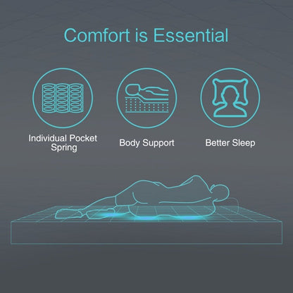 Materasso a molle DENOSEN da 8'' a medio comfort