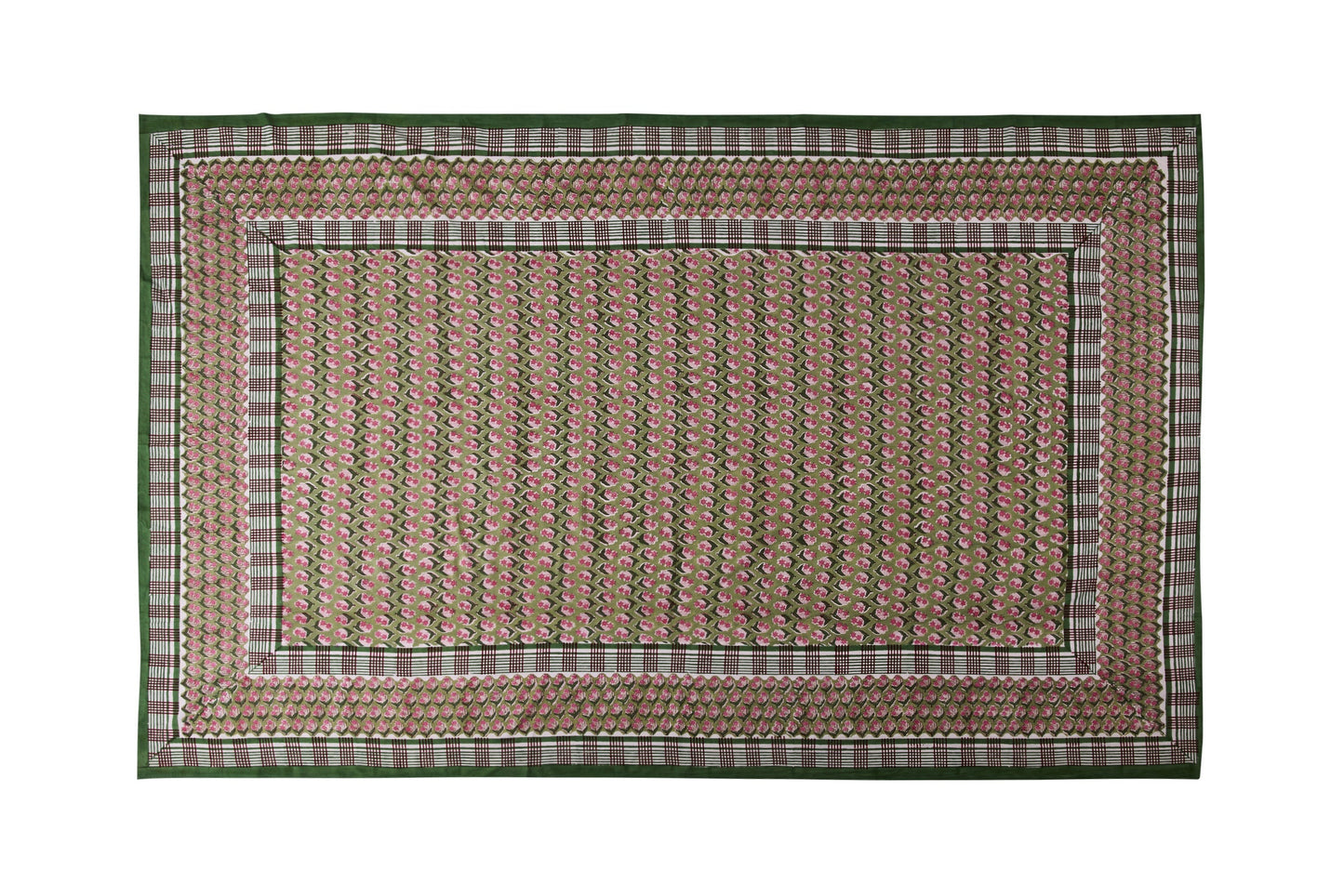 Mezzero Montefioralle 180X270 Fantasia Verde E Rosa