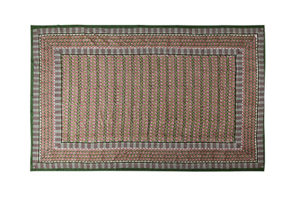 Mezzero Montefioralle 180X270 Fantasia Verde E Rosa