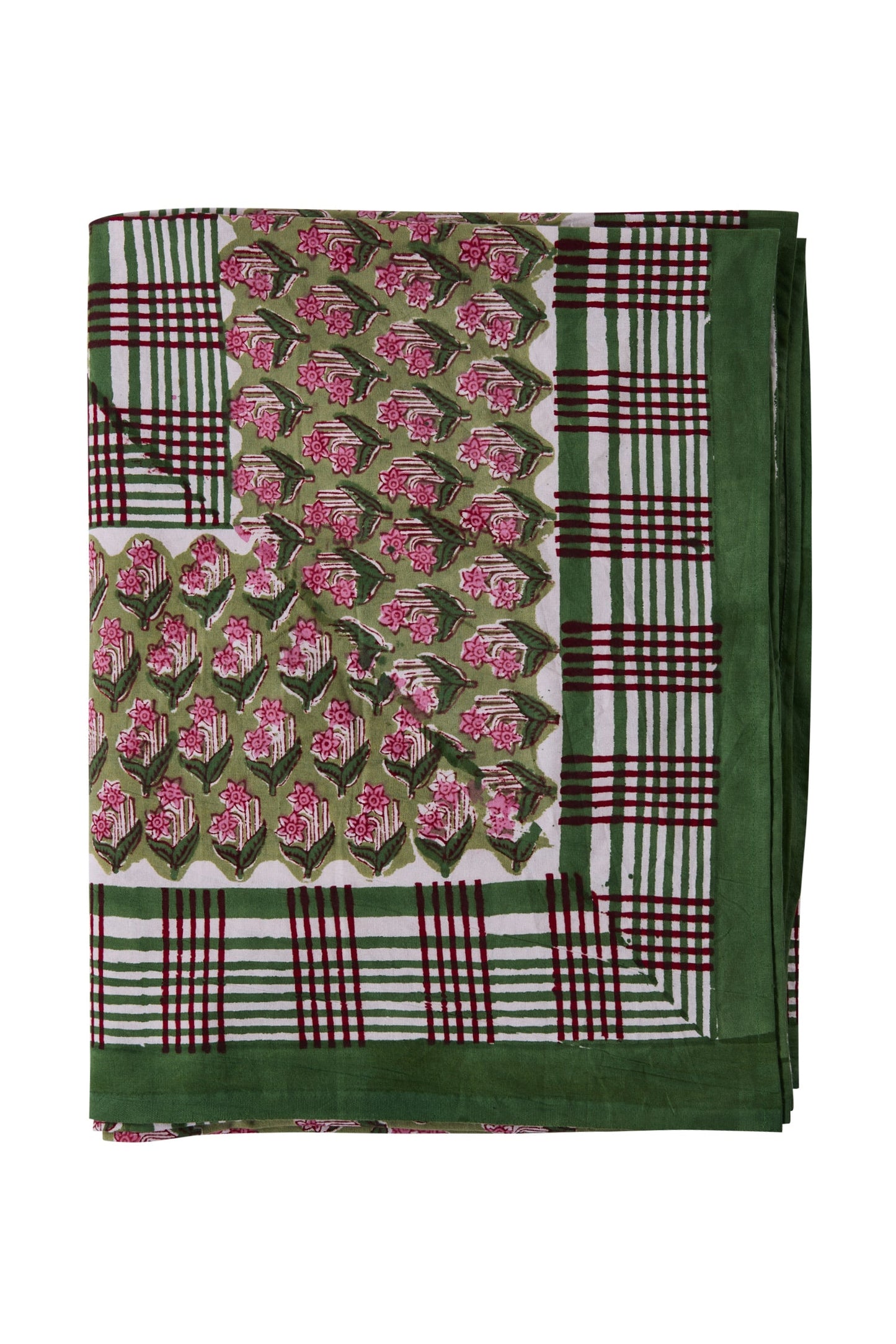 Mezzero Montefioralle 270X270 Fantasia Verde E Rosa