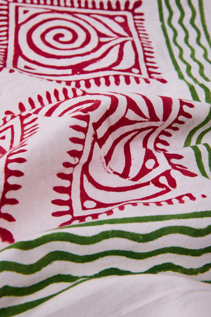 Mezzero Cisternino 180X270 Rosa E Verde