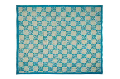 Trapunta - Trapunta Matrimoniale Double Face Azzurra