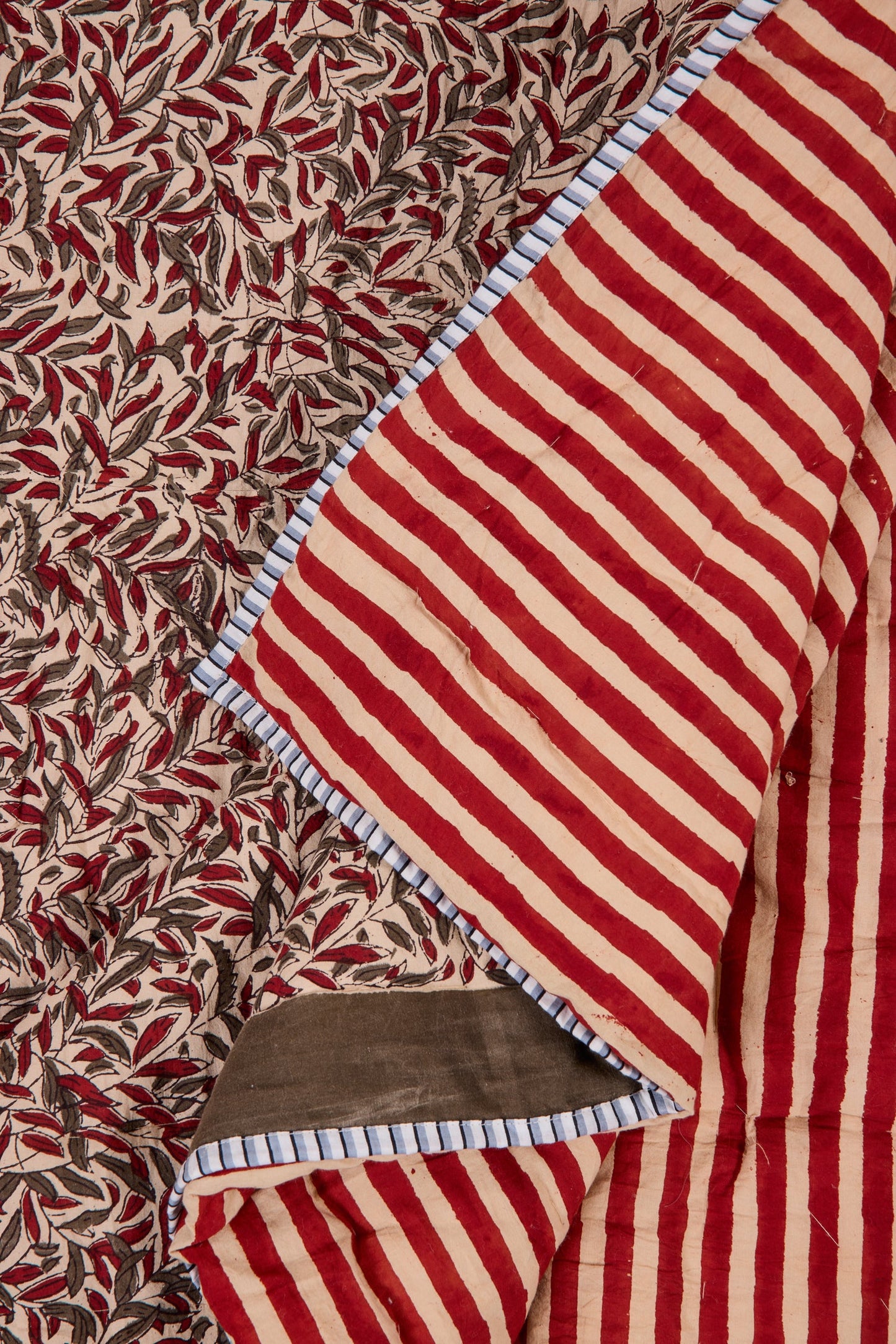 Trapunta - Trapunta Matrimoniale Double Face Rossa