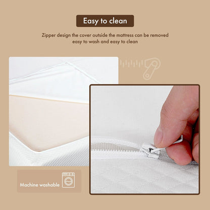 Materasso memory gel ipoallergenico CertiPUR-US DH BASIC da 10 pollici di Denhour