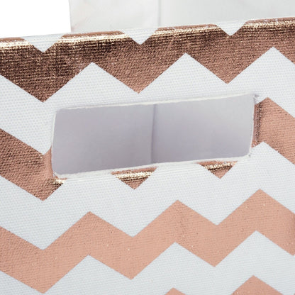 DII Contenitore decorativo rigido Chevron trapezoidale