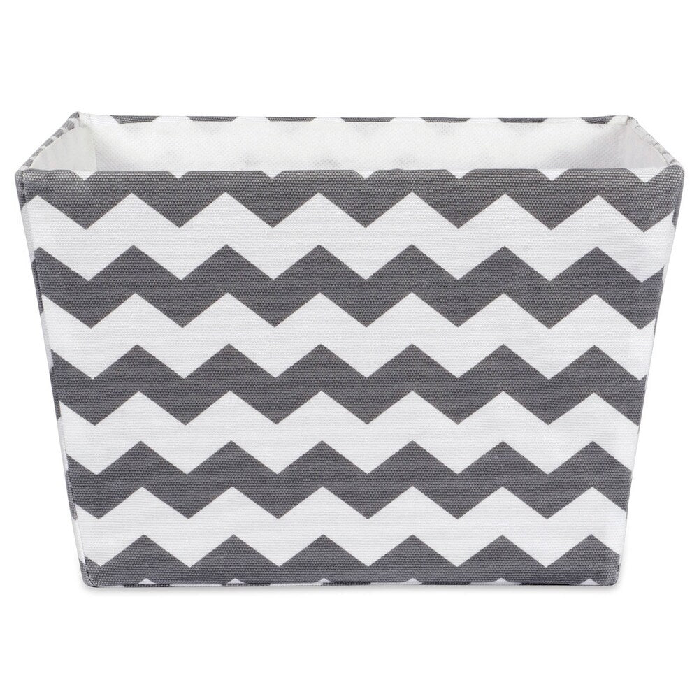 DII Contenitore decorativo rigido Chevron trapezoidale