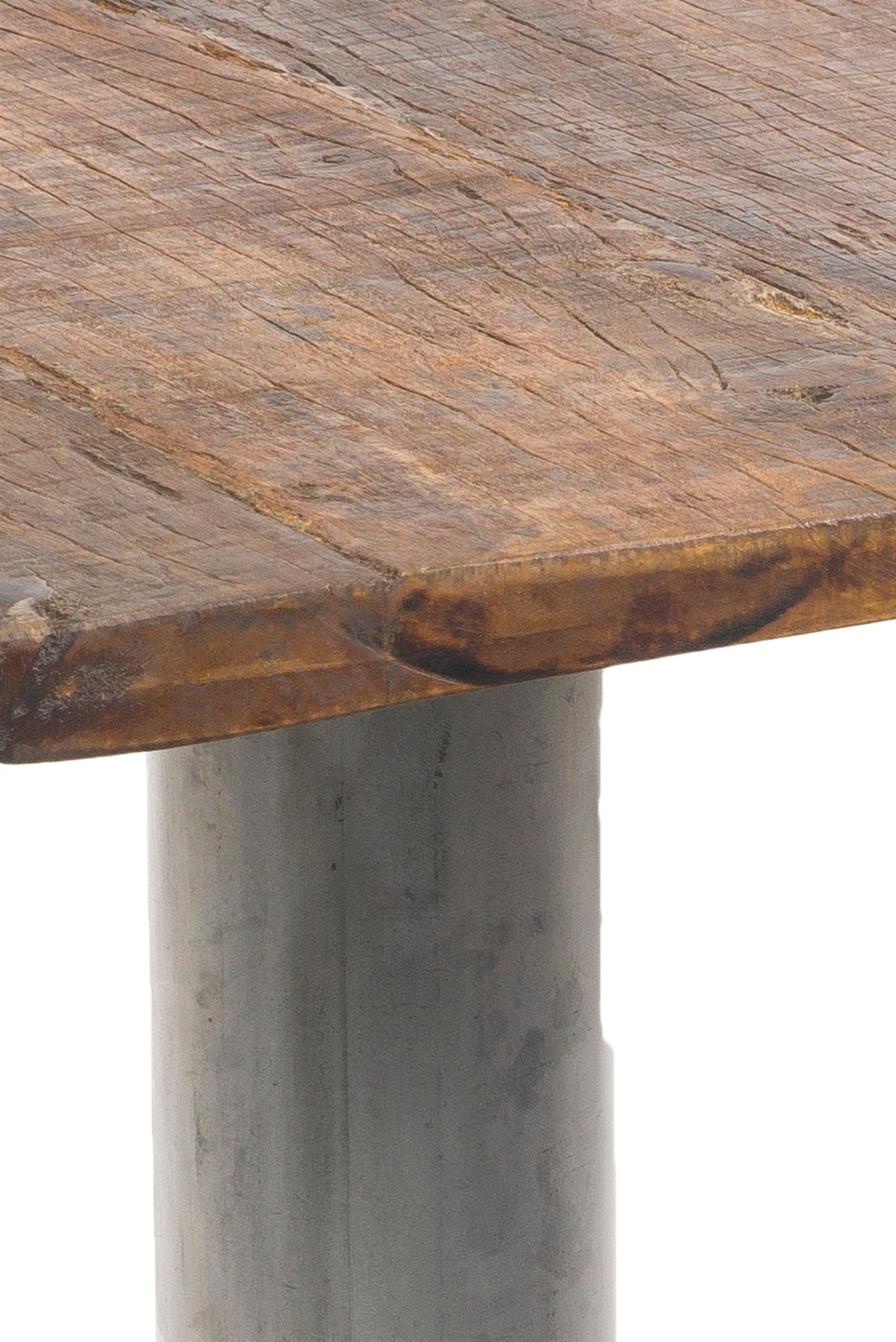 Tombino - Tavolo Bistro In Legno E Base Metallo - 4 Persone