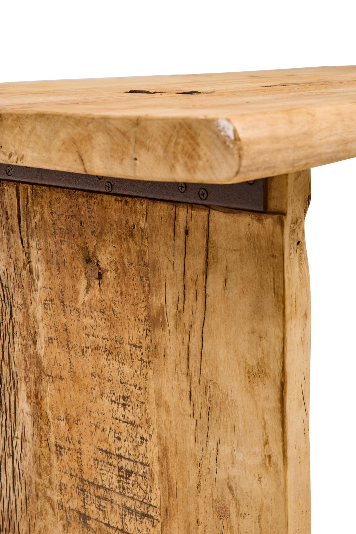 Tavolo Legno Riciclato Sbiancato