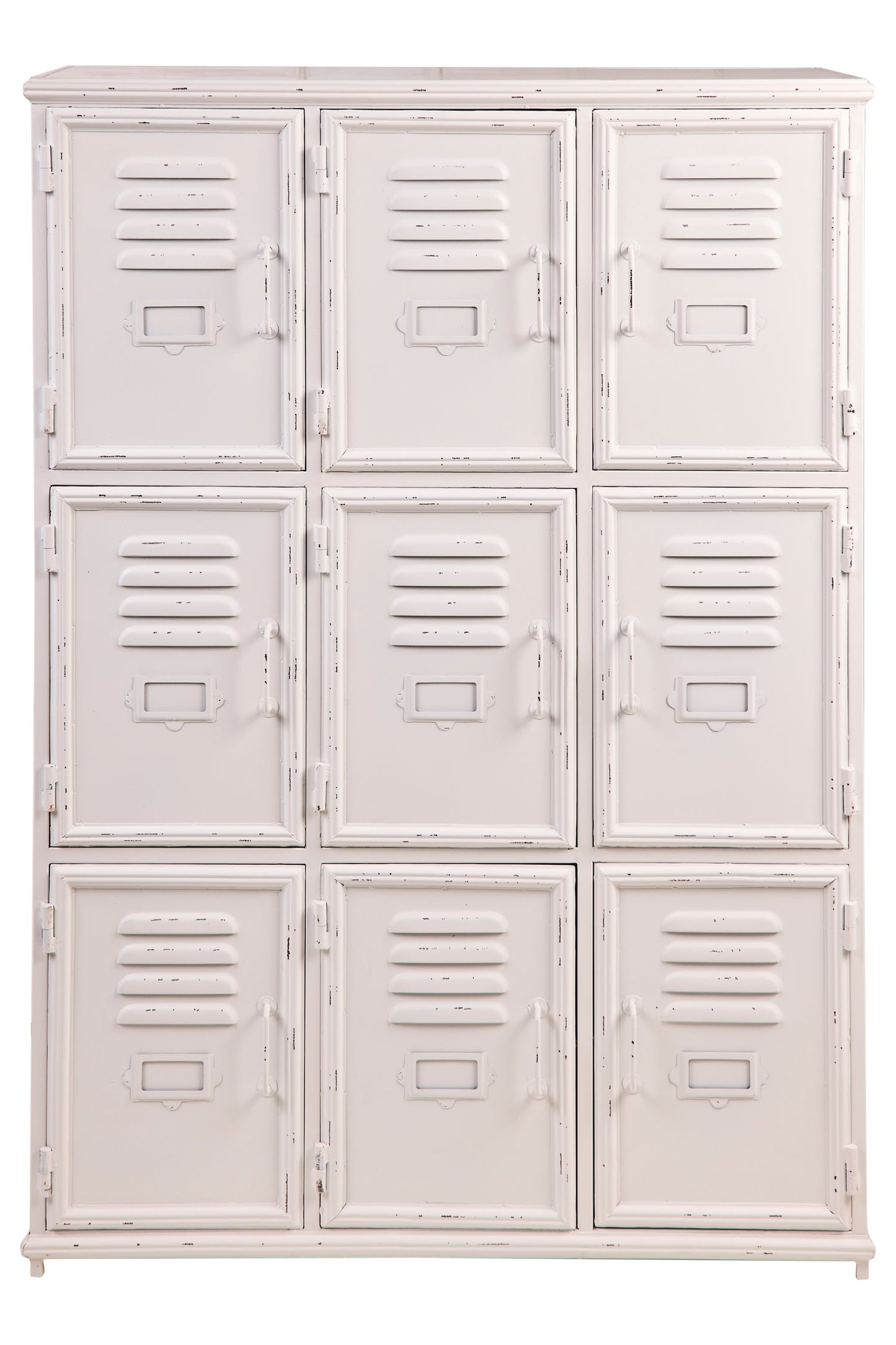 Mobiletto Ferro Bianco 9 Sportelli