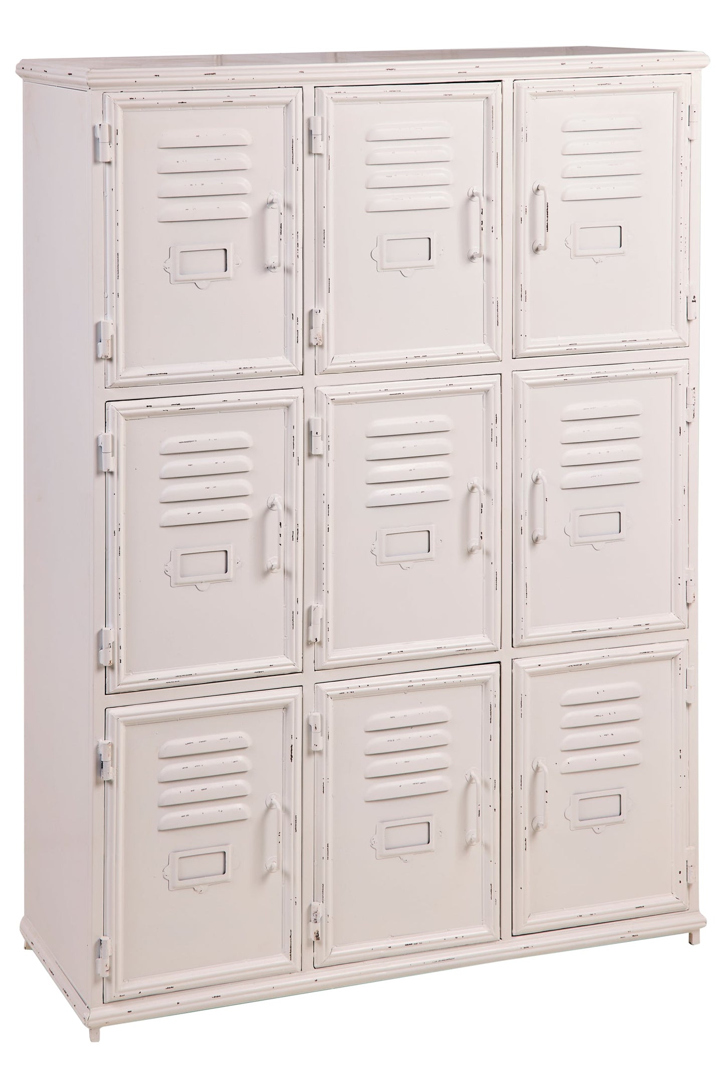 Mobiletto Ferro Bianco 9 Sportelli