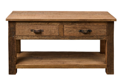 Forest - Mobiletto Basso Porta Tv Con 2 Cassetti