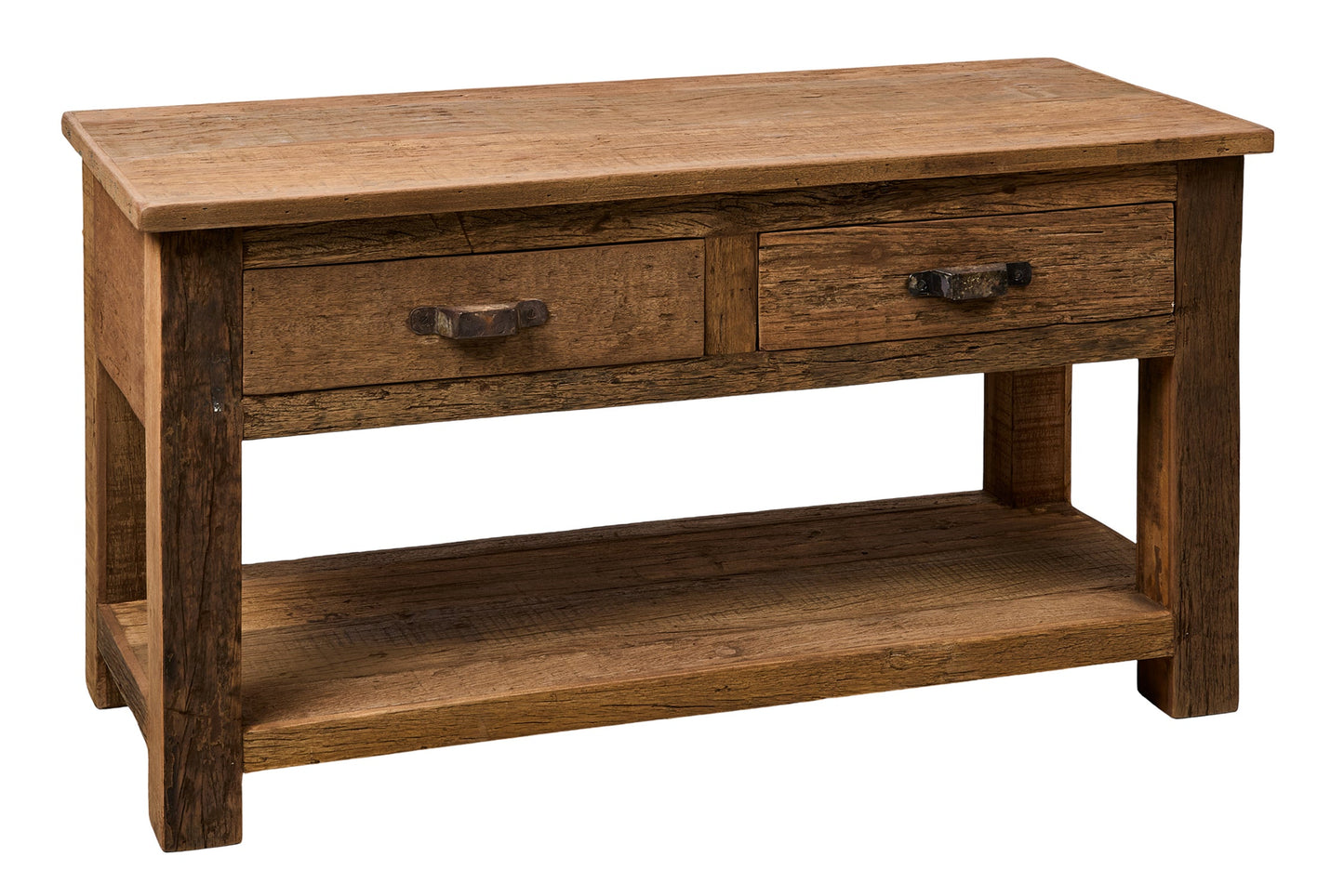 Forest - Mobiletto Basso Porta Tv Con 2 Cassetti